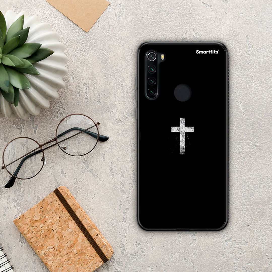 White Cross - Xiaomi Redmi Note 8 θήκη