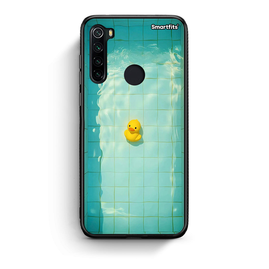 Xiaomi Redmi Note 8 Yellow Duck θήκη από τη Smartfits με σχέδιο στο πίσω μέρος και μαύρο περίβλημα | Smartphone case with colorful back and black bezels by Smartfits