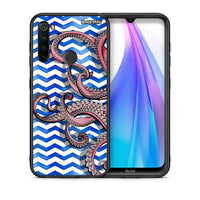 Thumbnail for Θήκη Xiaomi Redmi Note 8T Chevron Devilfish από τη Smartfits με σχέδιο στο πίσω μέρος και μαύρο περίβλημα | Xiaomi Redmi Note 8 Chevron Devilfish case with colorful back and black bezels