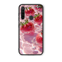 Thumbnail for Xiaomi Redmi Note 8T Juicy Strawberries θήκη από τη Smartfits με σχέδιο στο πίσω μέρος και μαύρο περίβλημα | Smartphone case with colorful back and black bezels by Smartfits