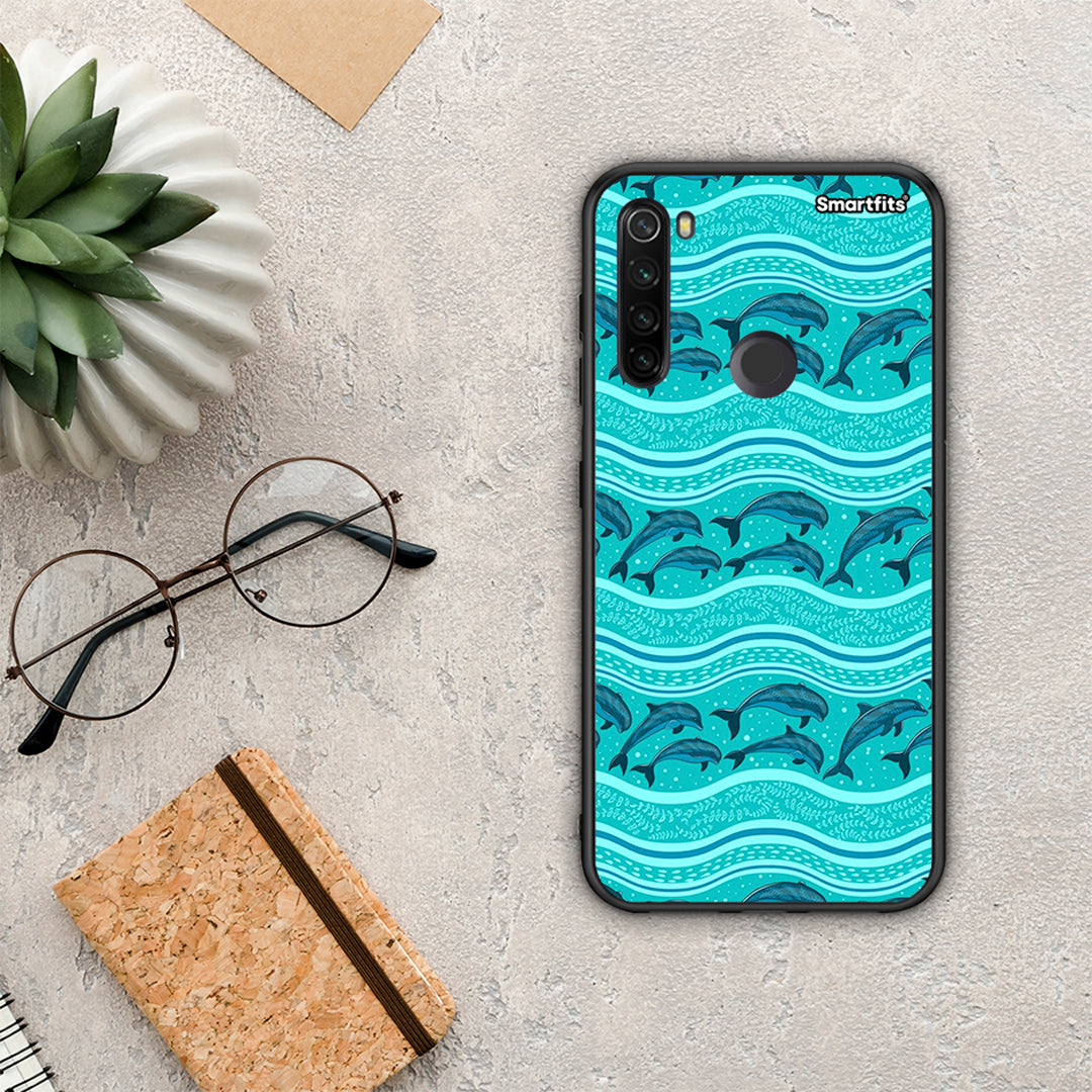 Swimming Dolphins - Xiaomi Redmi Note 8T case