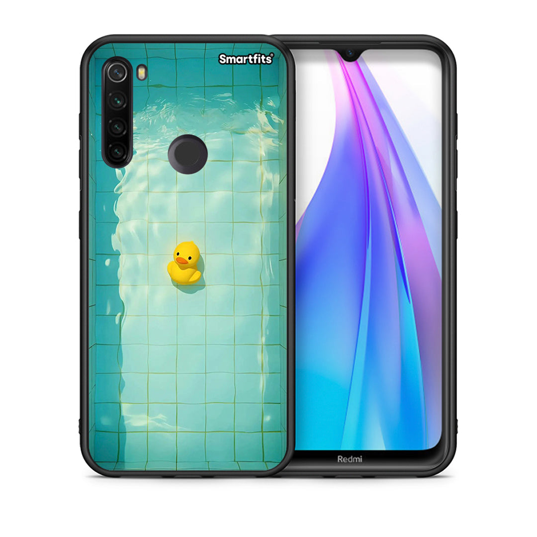 Θήκη Xiaomi Redmi Note 8T Yellow Duck από τη Smartfits με σχέδιο στο πίσω μέρος και μαύρο περίβλημα | Xiaomi Redmi Note 8 Yellow Duck case with colorful back and black bezels