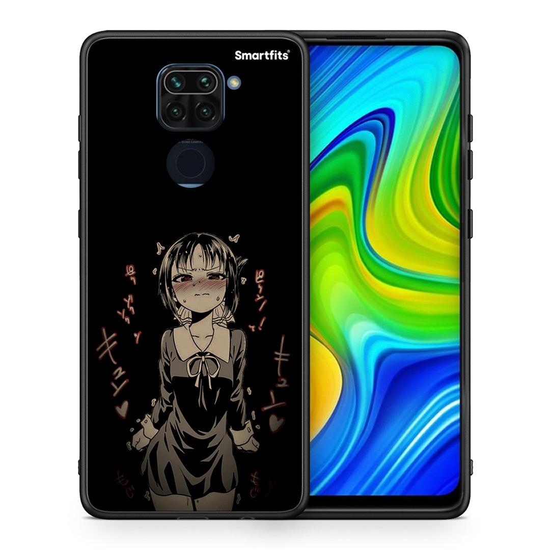 Θήκη Xiaomi Redmi Note 9 Anime Girl από τη Smartfits με σχέδιο στο πίσω μέρος και μαύρο περίβλημα | Xiaomi Redmi Note 9 Anime Girl case with colorful back and black bezels