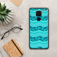 Thumbnail for Swimming Dolphins - Xiaomi Redmi Note 9 case