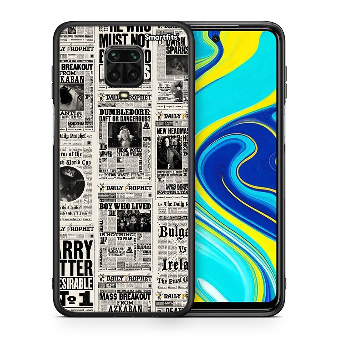 Θήκη Xiaomi Redmi Note 9S / 9 Pro Harry Paper από τη Smartfits με σχέδιο στο πίσω μέρος και μαύρο περίβλημα | Xiaomi Redmi Note 9S / 9 Pro Harry Paper case with colorful back and black bezels