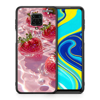 Thumbnail for Θήκη Xiaomi Redmi Note 9S / 9 Pro Juicy Strawberries από τη Smartfits με σχέδιο στο πίσω μέρος και μαύρο περίβλημα | Xiaomi Redmi Note 9S / 9 Pro Juicy Strawberries case with colorful back and black bezels