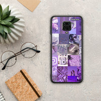 Thumbnail for Purple Aesthetic Collage - Xiaomi Redmi Note 9S / 9 Pro / 9 Pro Max θήκη