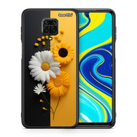 Thumbnail for Θήκη Xiaomi Redmi Note 9S / 9 Pro Yellow Daisies από τη Smartfits με σχέδιο στο πίσω μέρος και μαύρο περίβλημα | Xiaomi Redmi Note 9S / 9 Pro Yellow Daisies case with colorful back and black bezels