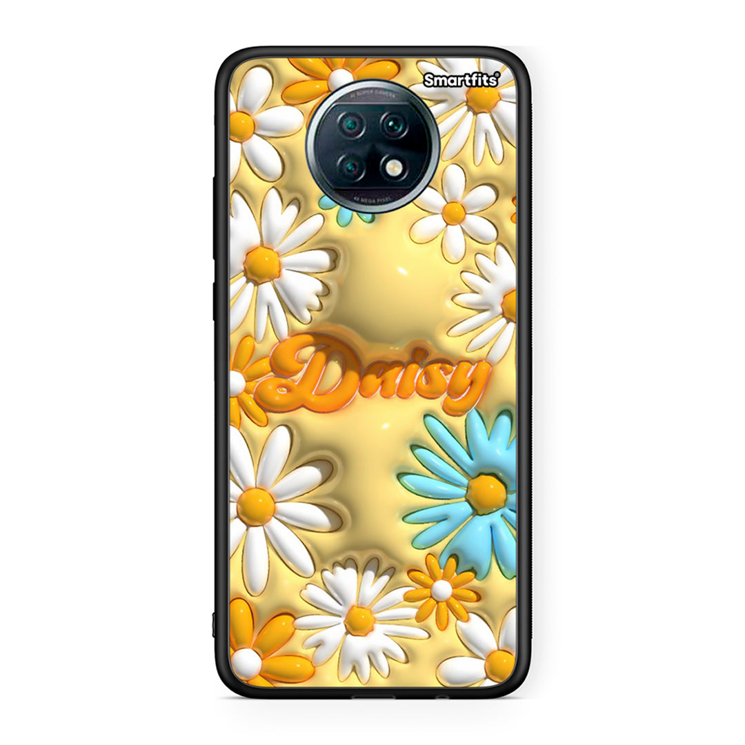 Xiaomi Redmi Note 9T Bubble Daisies θήκη από τη Smartfits με σχέδιο στο πίσω μέρος και μαύρο περίβλημα | Smartphone case with colorful back and black bezels by Smartfits