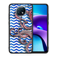 Thumbnail for Θήκη Xiaomi Redmi Note 9T Chevron Devilfish από τη Smartfits με σχέδιο στο πίσω μέρος και μαύρο περίβλημα | Xiaomi Redmi Note 9T Chevron Devilfish case with colorful back and black bezels