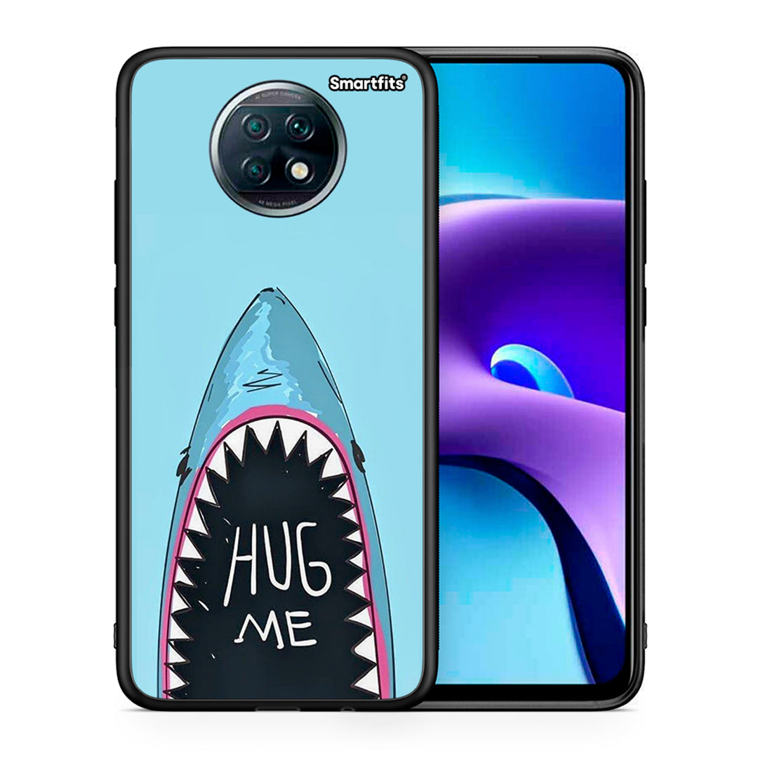 Θήκη Xiaomi Redmi Note 9T Hug Me από τη Smartfits με σχέδιο στο πίσω μέρος και μαύρο περίβλημα | Xiaomi Redmi Note 9T Hug Me case with colorful back and black bezels