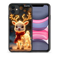 Thumbnail for Θήκη iPhone 11 Christmas Cutie από τη Smartfits με σχέδιο στο πίσω μέρος και μαύρο περίβλημα | iPhone 11 Christmas Cutie case with colorful back and black bezels