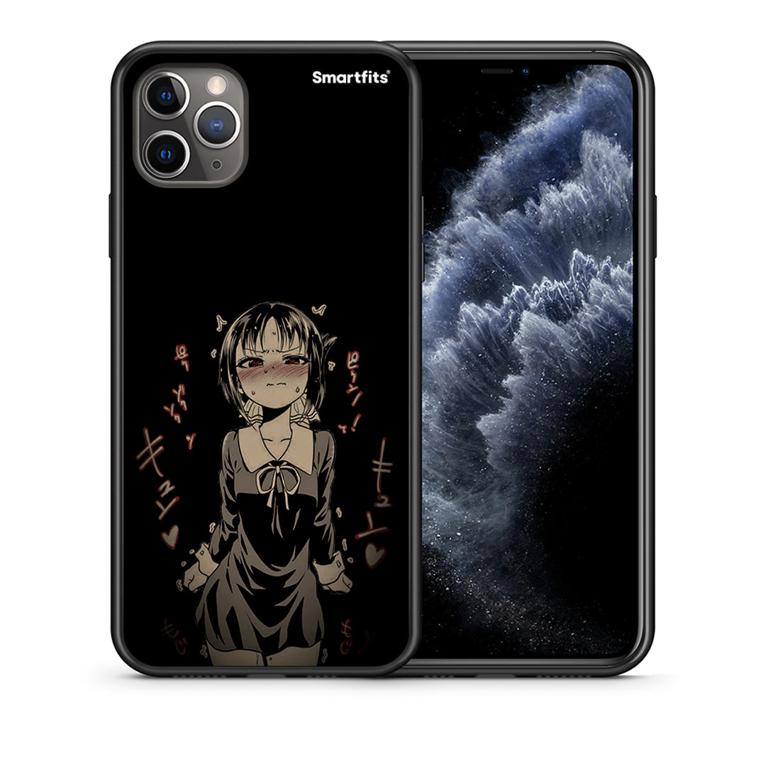 Θήκη iPhone 11 Pro Anime Girl από τη Smartfits με σχέδιο στο πίσω μέρος και μαύρο περίβλημα | iPhone 11 Pro Anime Girl case with colorful back and black bezels