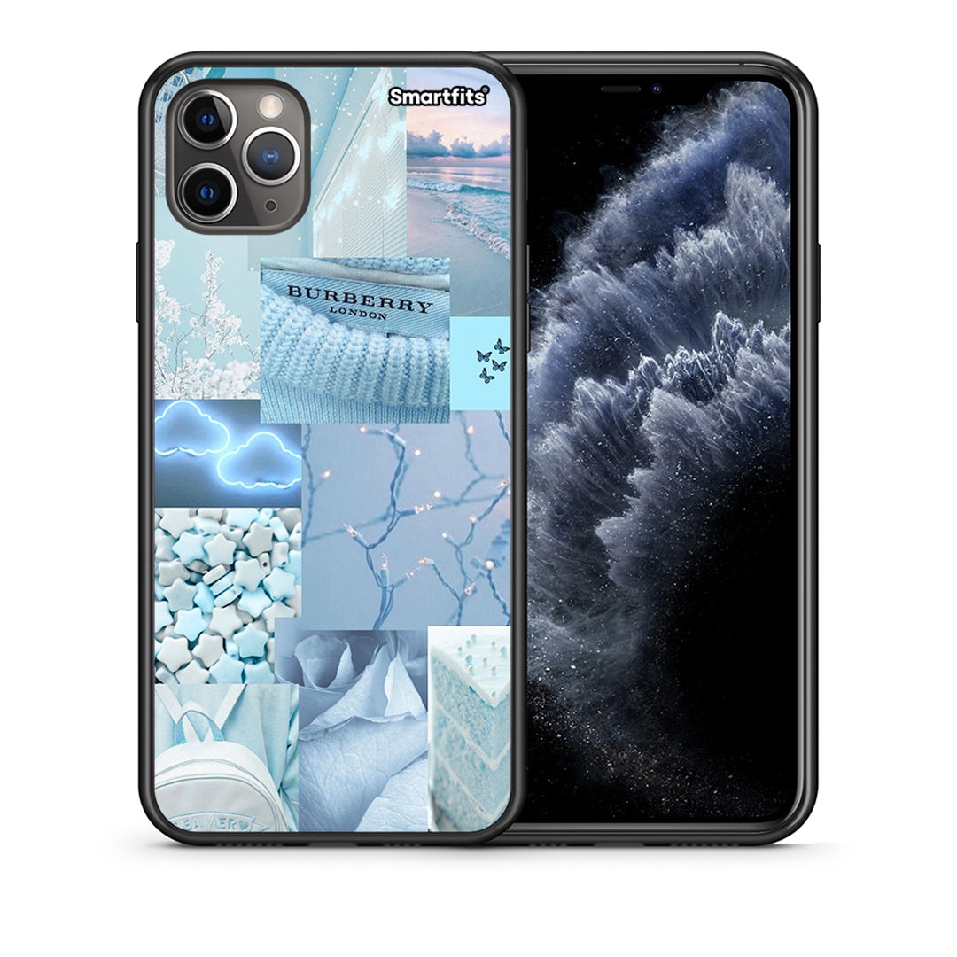 Θήκη iPhone 11 Pro Max Ciel Aesthetic Collage από τη Smartfits με σχέδιο στο πίσω μέρος και μαύρο περίβλημα | iPhone 11 Pro Max Ciel Aesthetic Collage case with colorful back and black bezels