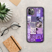 Thumbnail for Purple Aesthetic Collage - iPhone 11 Pro θήκη