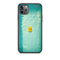Thumbnail for iPhone 11 Pro Yellow Duck Θήκη από τη Smartfits με σχέδιο στο πίσω μέρος και μαύρο περίβλημα | Smartphone case with colorful back and black bezels by Smartfits