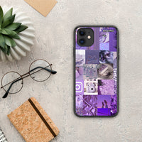 Thumbnail for Purple Aesthetic Collage - iPhone 11 θήκη