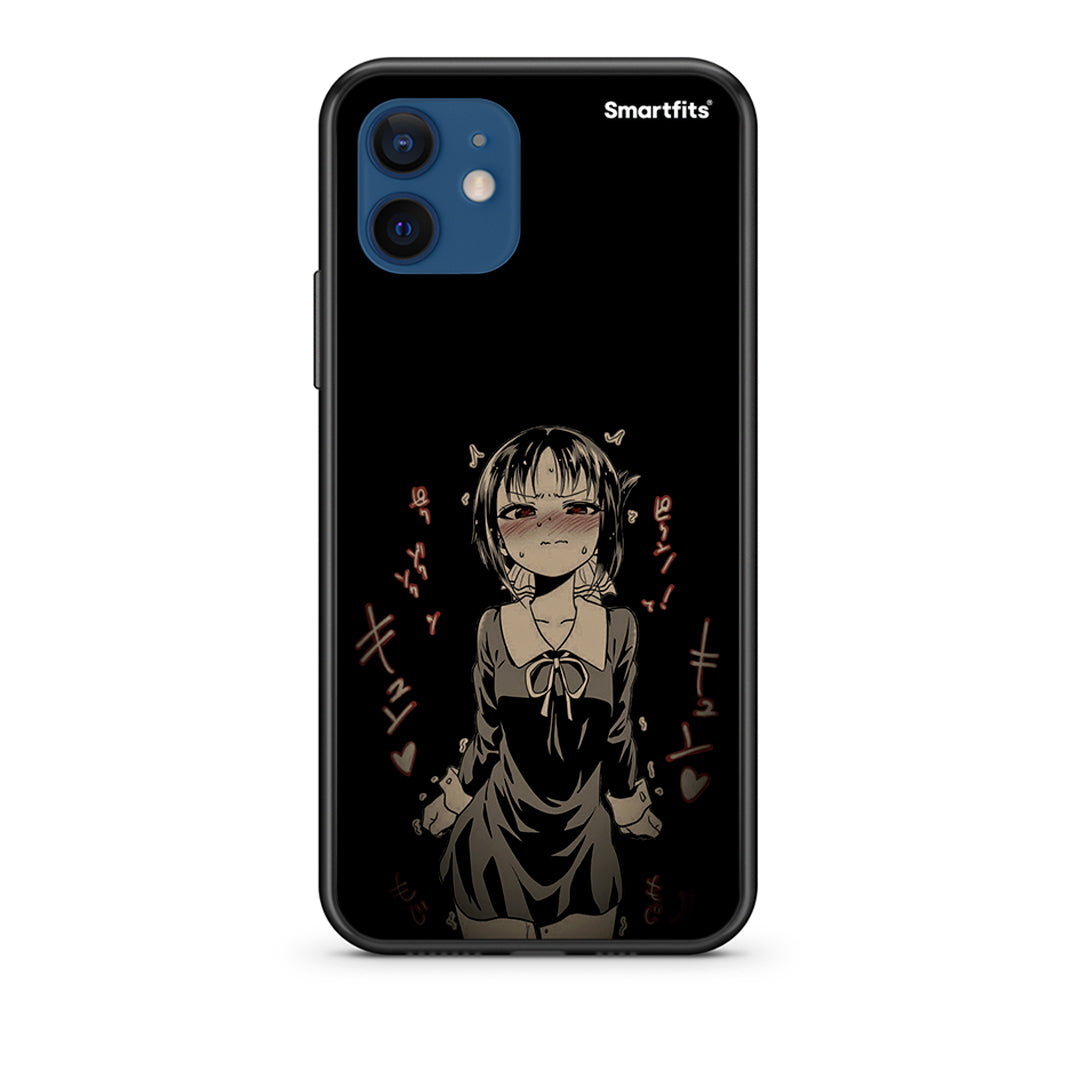 Θήκη iPhone 12 Anime Girl από τη Smartfits με σχέδιο στο πίσω μέρος και μαύρο περίβλημα | iPhone 12 Anime Girl case with colorful back and black bezels