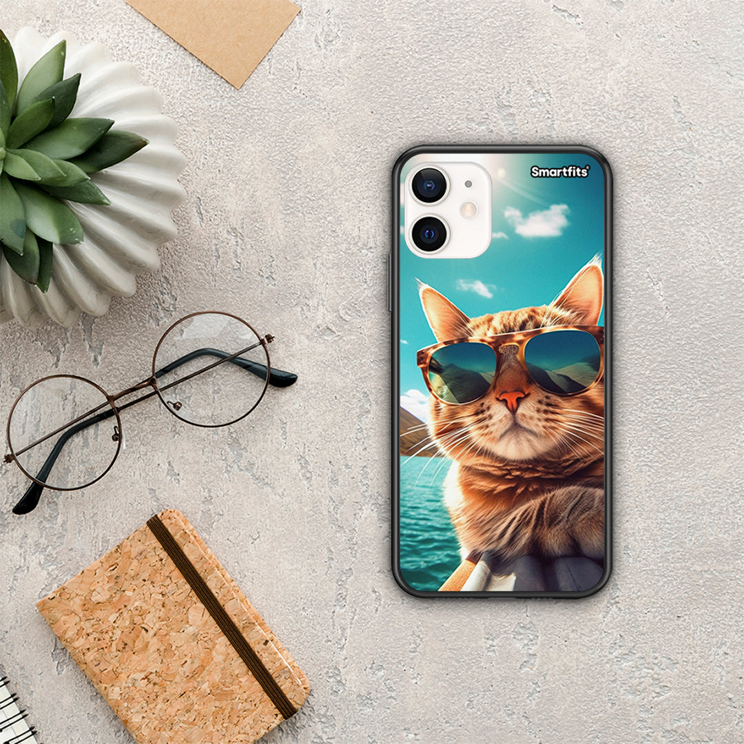 Summer Cat - iPhone 12 mini case