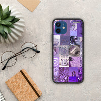 Thumbnail for Purple Aesthetic Collage - iPhone 12 Pro θήκη