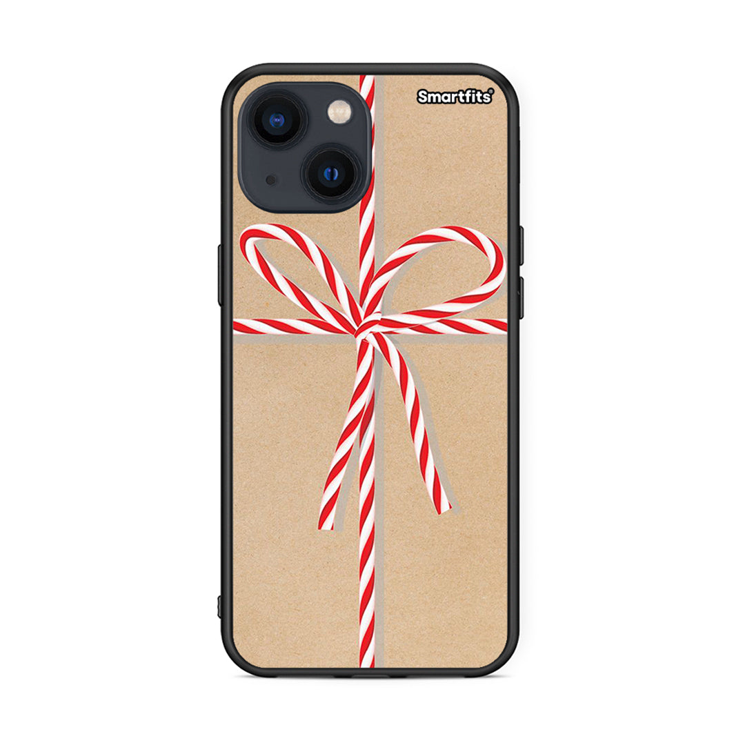 iPhone 13 Mini Christmas Gift θήκη από τη Smartfits με σχέδιο στο πίσω μέρος και μαύρο περίβλημα | Smartphone case with colorful back and black bezels by Smartfits