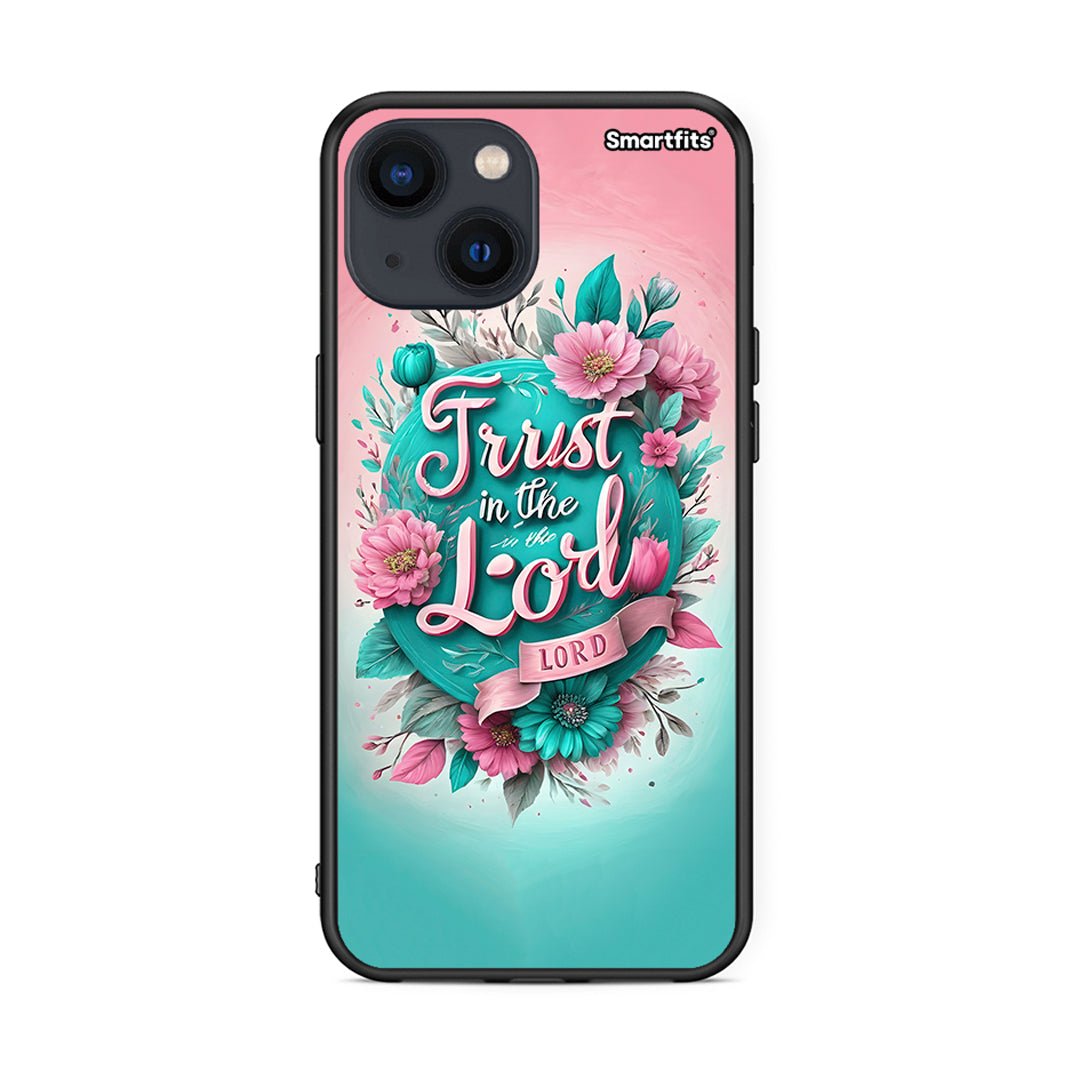 iPhone 13 Mini Lord Trust θήκη από τη Smartfits με σχέδιο στο πίσω μέρος και μαύρο περίβλημα | Smartphone case with colorful back and black bezels by Smartfits