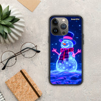 Thumbnail for Christmas Neon Snowman - iPhone 13 Pro Max θήκη