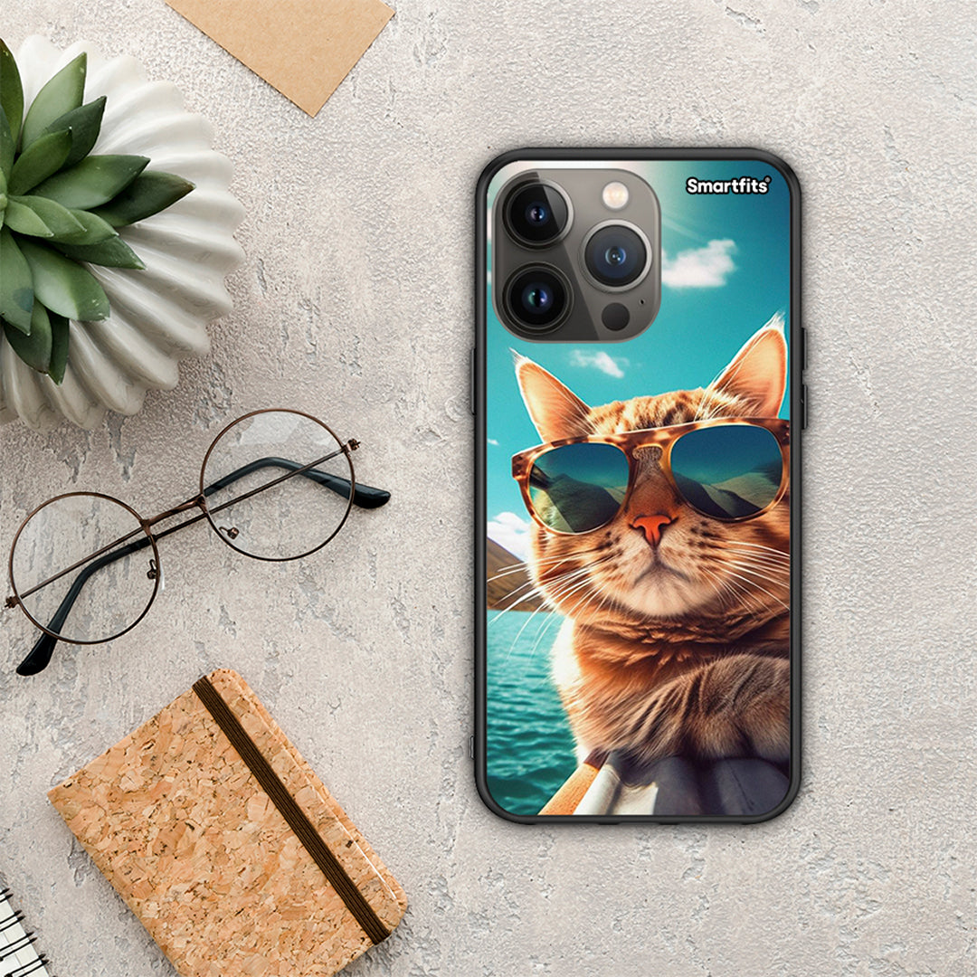 Summer Cat - iPhone 13 Pro max case