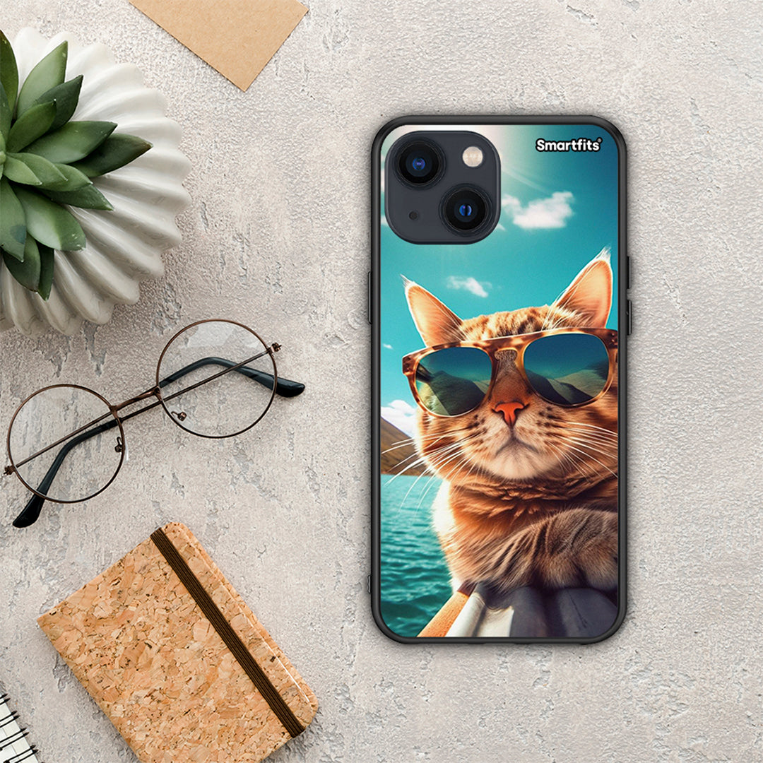 Summer Cat - iPhone 13 case