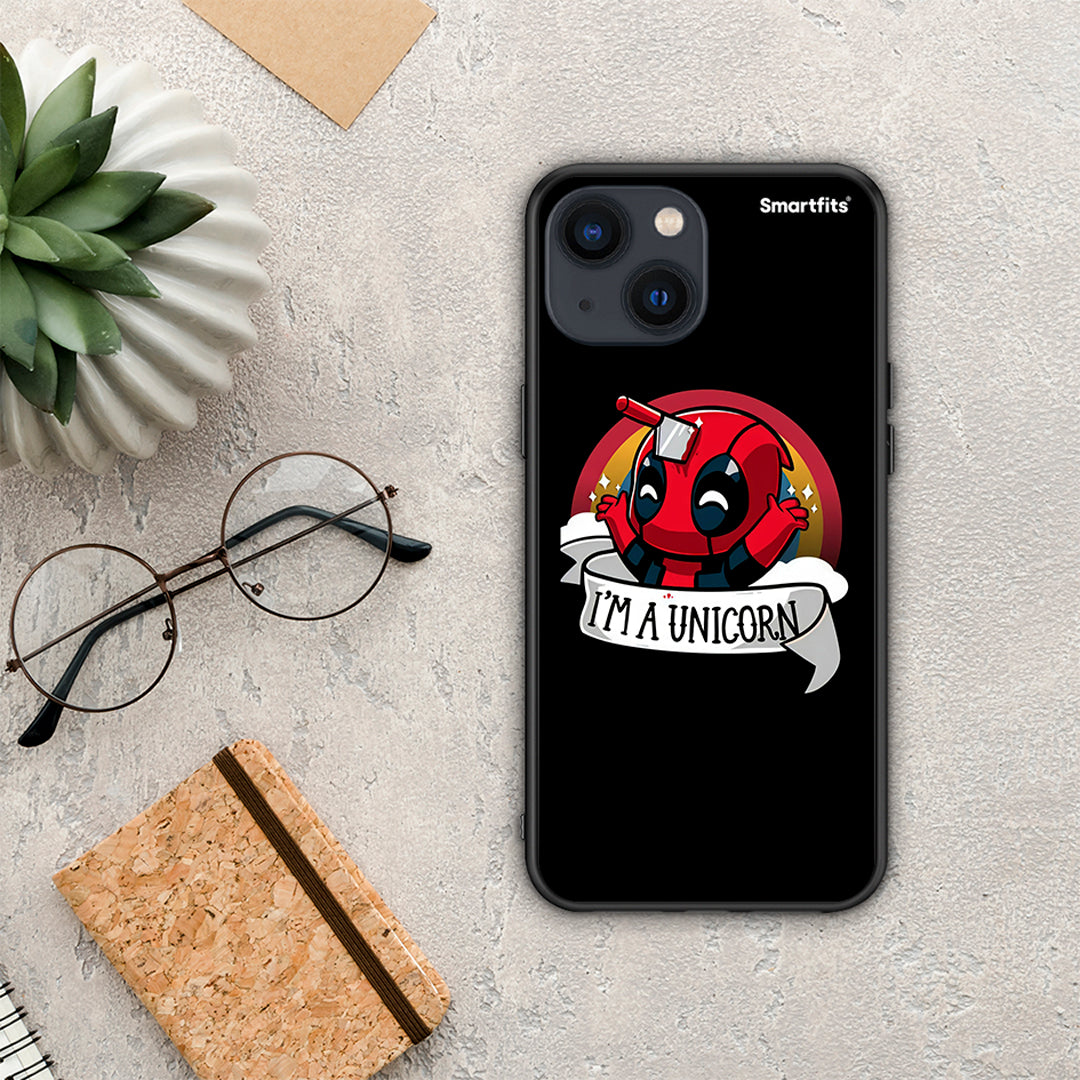 Unicorn Deadpool - iPhone 13 Mini θήκη