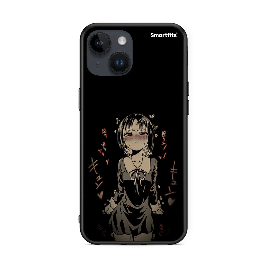 iPhone 14 Anime Girl θήκη από τη Smartfits με σχέδιο στο πίσω μέρος και μαύρο περίβλημα | Smartphone case with colorful back and black bezels by Smartfits