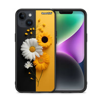 Thumbnail for Θήκη iPhone 15 Plus Yellow Daisies από τη Smartfits με σχέδιο στο πίσω μέρος και μαύρο περίβλημα | iPhone 15 Plus Yellow Daisies case with colorful back and black bezels