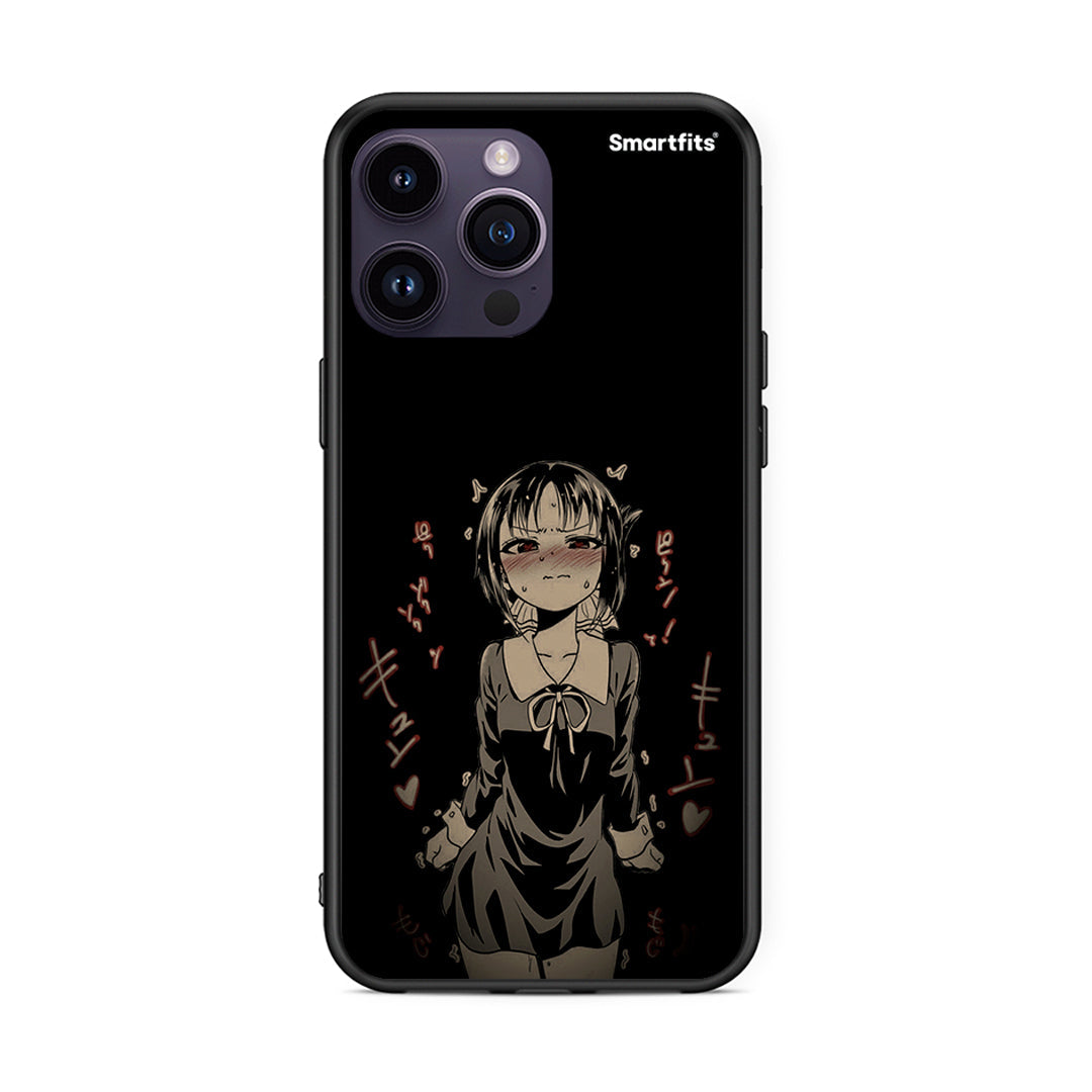 iPhone 15 Pro Anime Girl θήκη από τη Smartfits με σχέδιο στο πίσω μέρος και μαύρο περίβλημα | Smartphone case with colorful back and black bezels by Smartfits