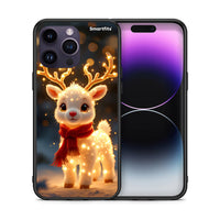 Thumbnail for Θήκη iPhone 15 Pro Christmas Cutie από τη Smartfits με σχέδιο στο πίσω μέρος και μαύρο περίβλημα | iPhone 15 Pro Christmas Cutie case with colorful back and black bezels