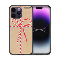 Thumbnail for Θήκη iPhone 14 Pro Christmas Gift από τη Smartfits με σχέδιο στο πίσω μέρος και μαύρο περίβλημα | iPhone 14 Pro Christmas Gift case with colorful back and black bezels