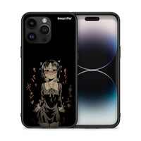 Thumbnail for Θήκη iPhone 15 Pro Max Anime Girl από τη Smartfits με σχέδιο στο πίσω μέρος και μαύρο περίβλημα | iPhone 15 Pro Max Anime Girl case with colorful back and black bezels