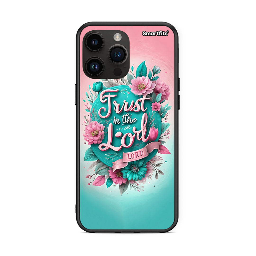 iPhone 14 Pro Max Lord Trust θήκη από τη Smartfits με σχέδιο στο πίσω μέρος και μαύρο περίβλημα | Smartphone case with colorful back and black bezels by Smartfits