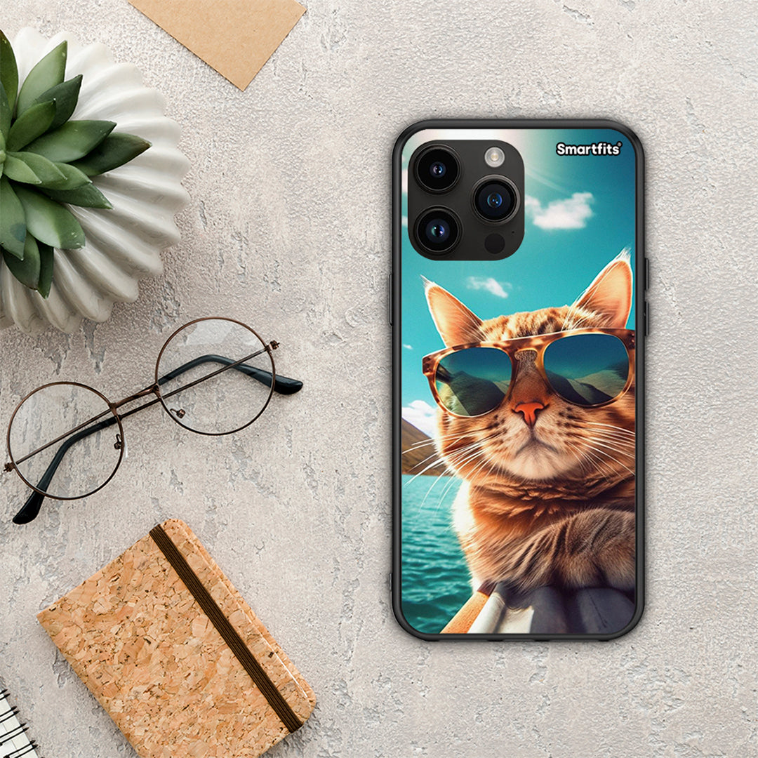 Summer Cat - iPhone 15 Pro max case
