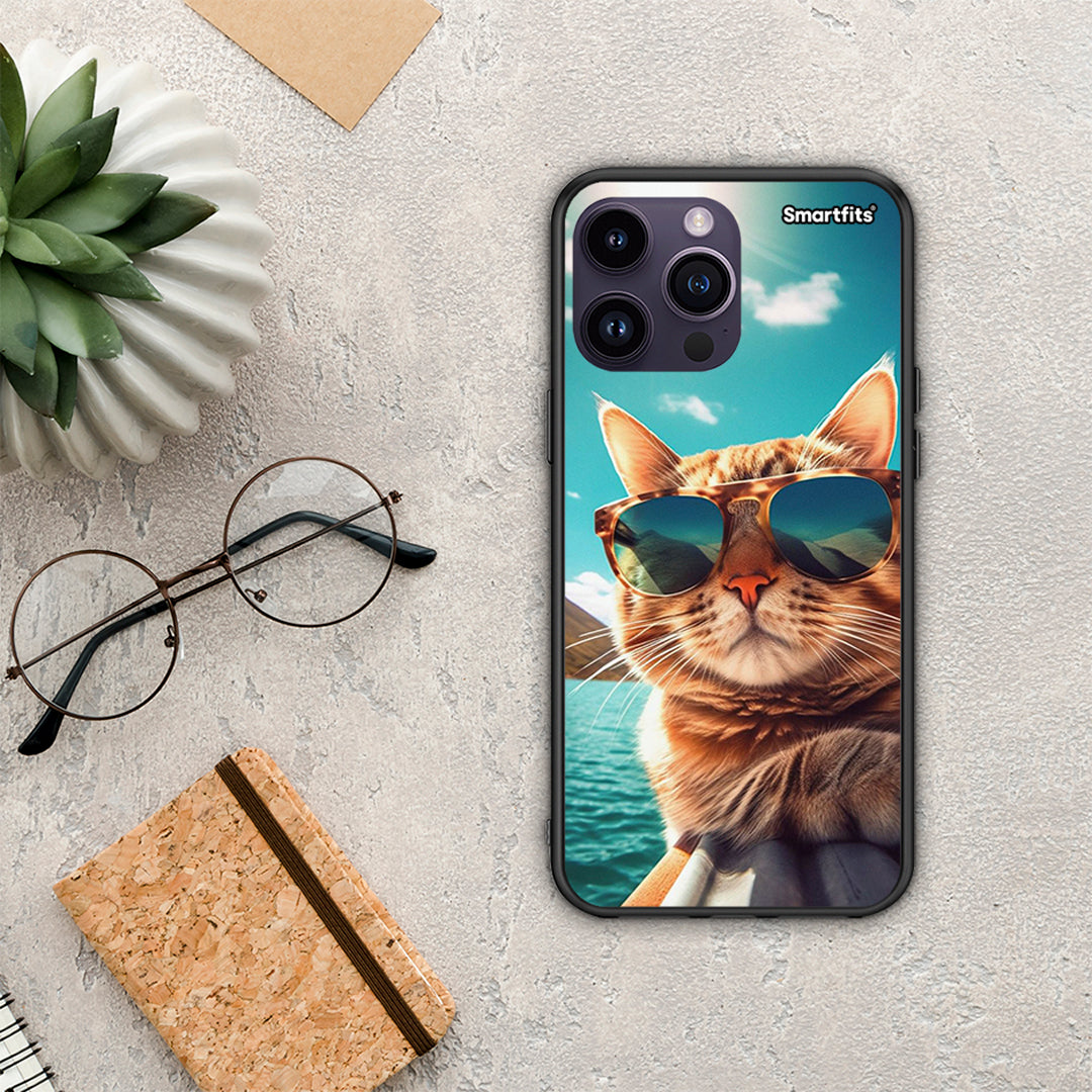 Summer Cat - iPhone 14 Pro case