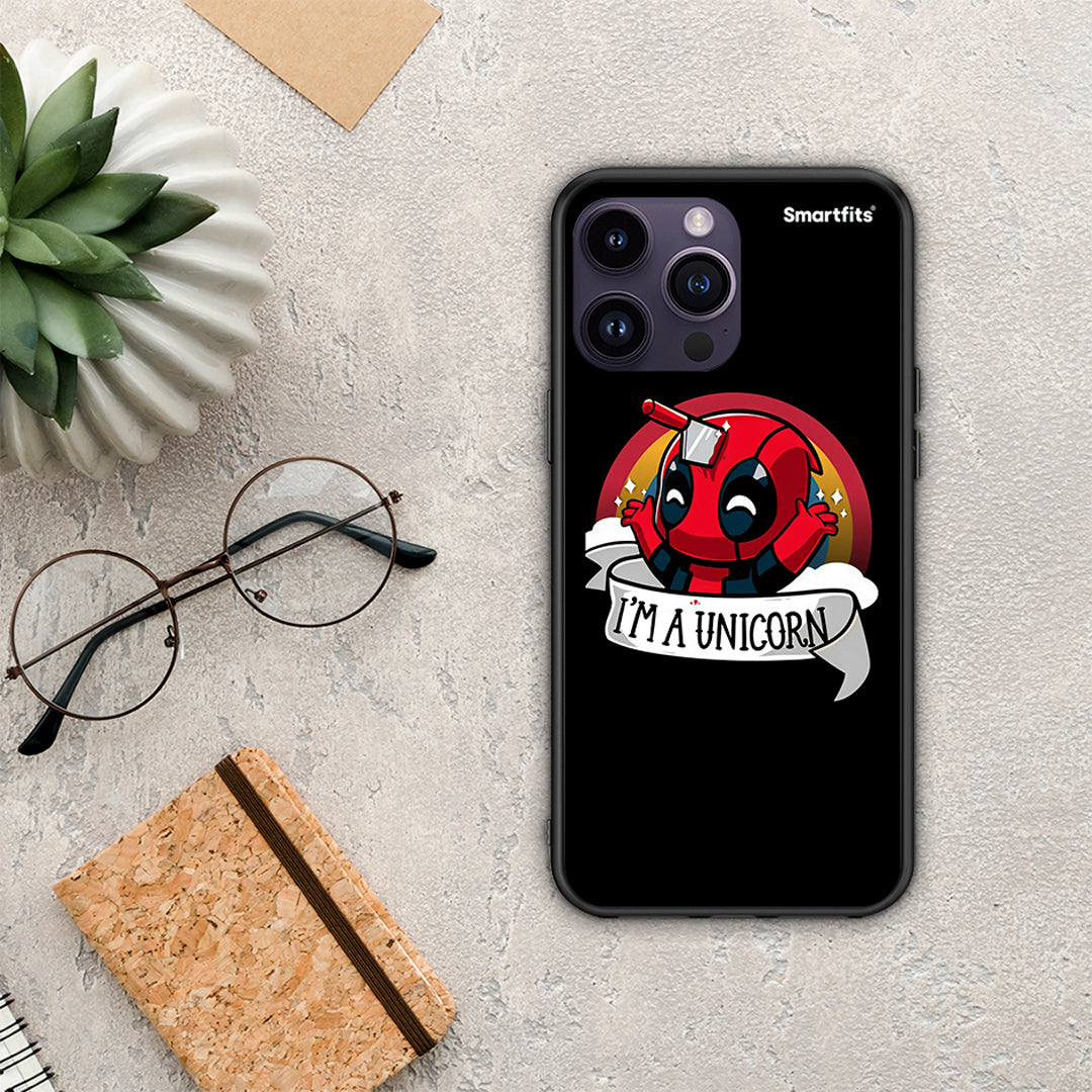 Unicorn Deadpool - iPhone 15 Pro θήκη