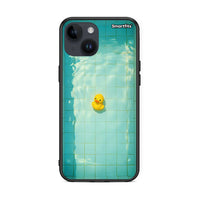 Thumbnail for iPhone 14 Yellow Duck θήκη από τη Smartfits με σχέδιο στο πίσω μέρος και μαύρο περίβλημα | Smartphone case with colorful back and black bezels by Smartfits
