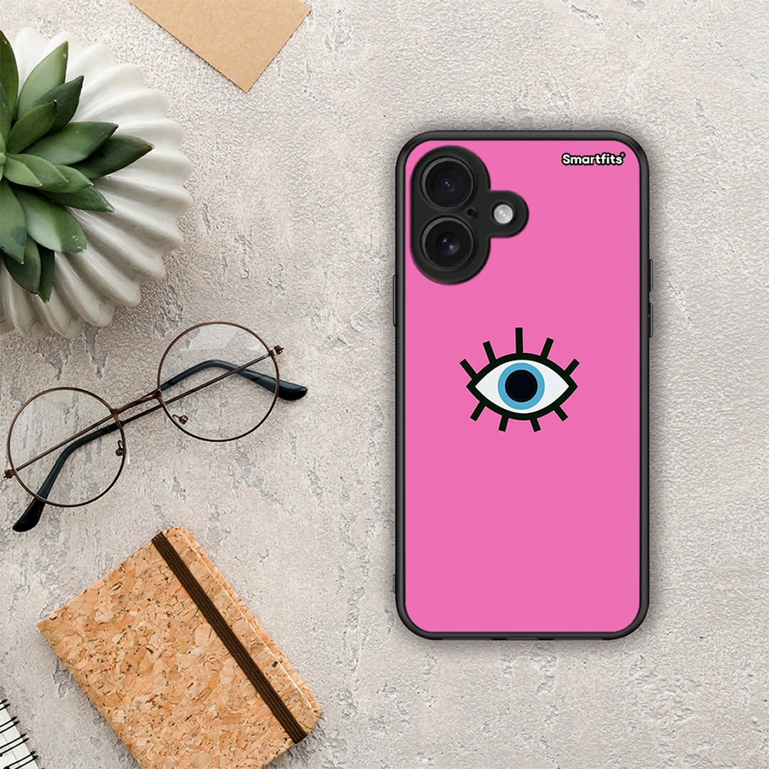 Blue Eye Pink - iPhone 16 θήκη