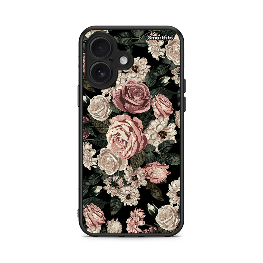 4 - iPhone 16 Wild Roses Flower case, cover, bumper