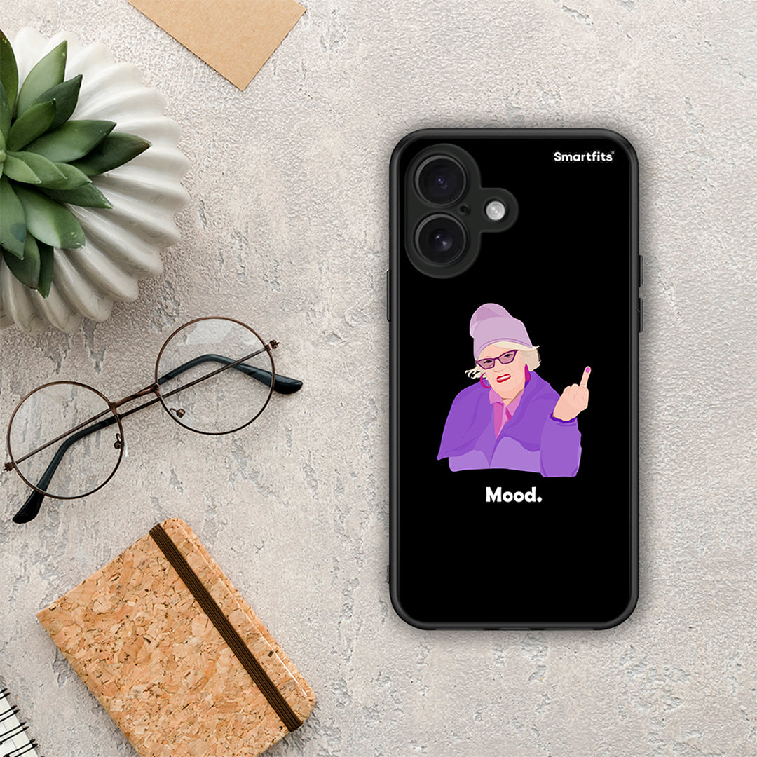 Grandma Mood Black - iPhone 16 θήκη