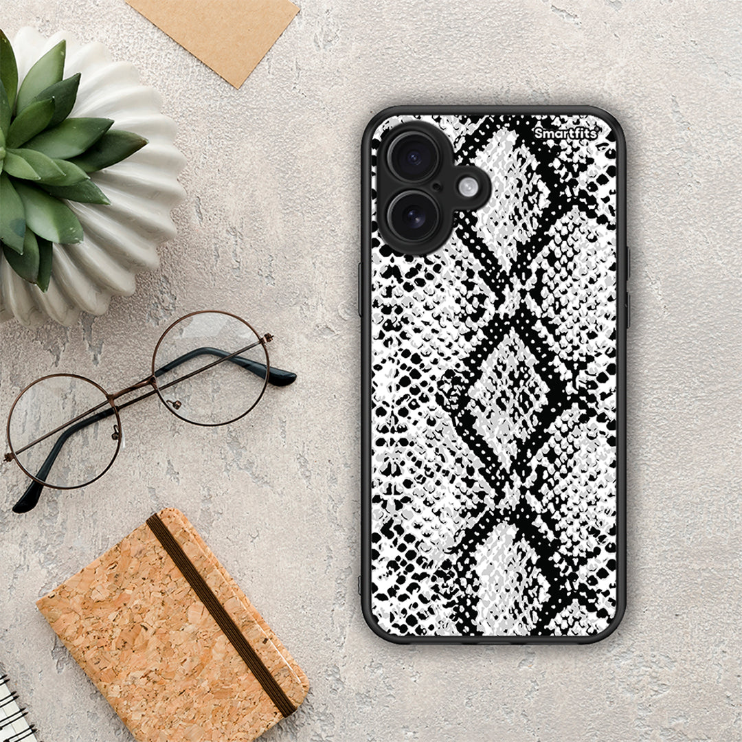 Animal White Snake - iPhone 16 Plus θήκη