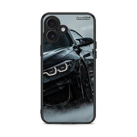 Thumbnail for iPhone 16 Plus Black BMW θήκη από τη Smartfits με σχέδιο στο πίσω μέρος και μαύρο περίβλημα | Smartphone case with colorful back and black bezels by Smartfits