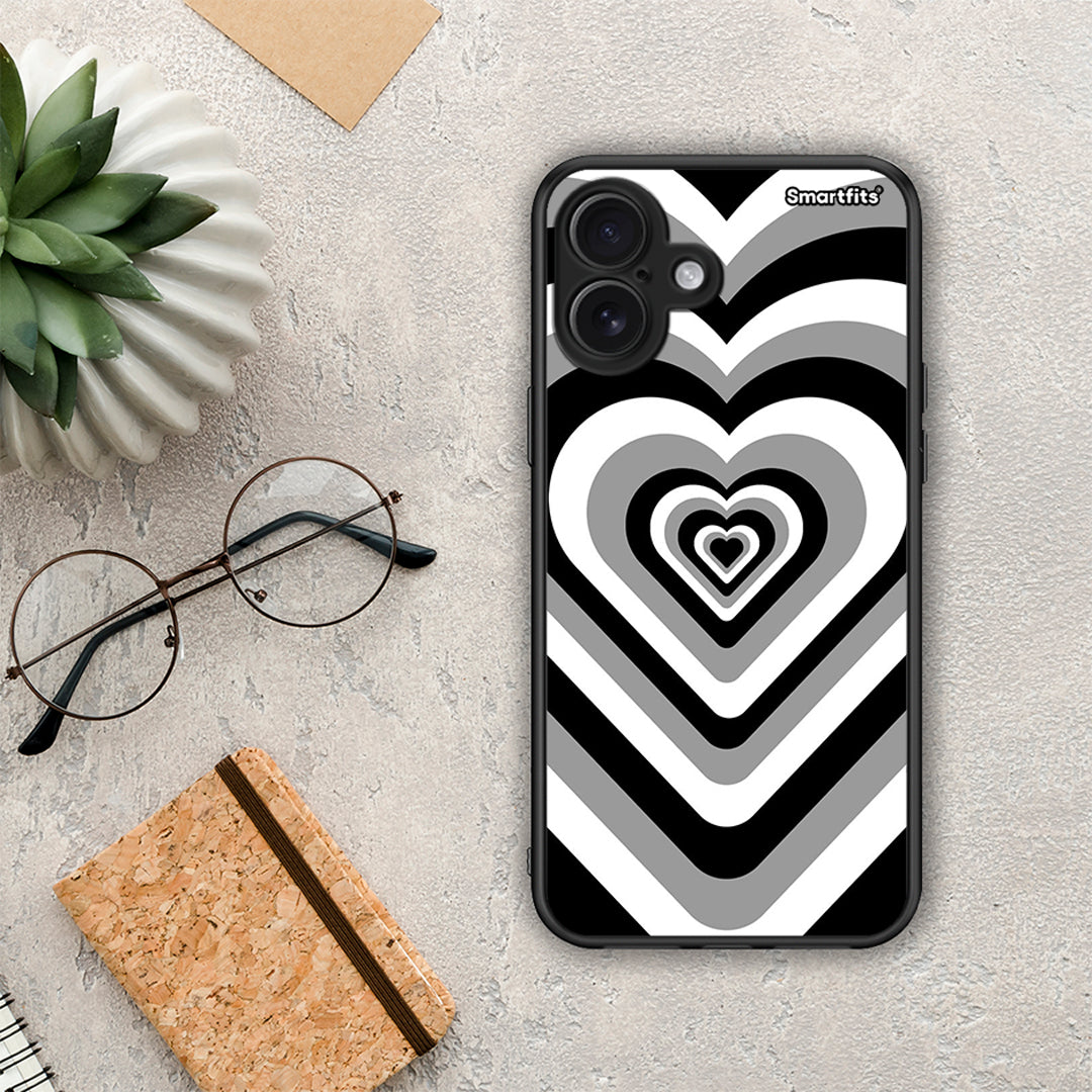 Black Hearts - iPhone 16 Plus θήκη