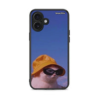 Thumbnail for iPhone 16 Plus Cat Diva θήκη από τη Smartfits με σχέδιο στο πίσω μέρος και μαύρο περίβλημα | Smartphone case with colorful back and black bezels by Smartfits