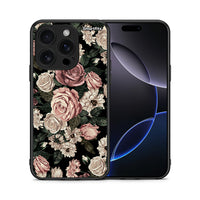 Thumbnail for Θήκη iPhone 16 Pro Wild Roses Flower από τη Smartfits με σχέδιο στο πίσω μέρος και μαύρο περίβλημα | iPhone 16 Pro Wild Roses Flower case with colorful back and black bezels