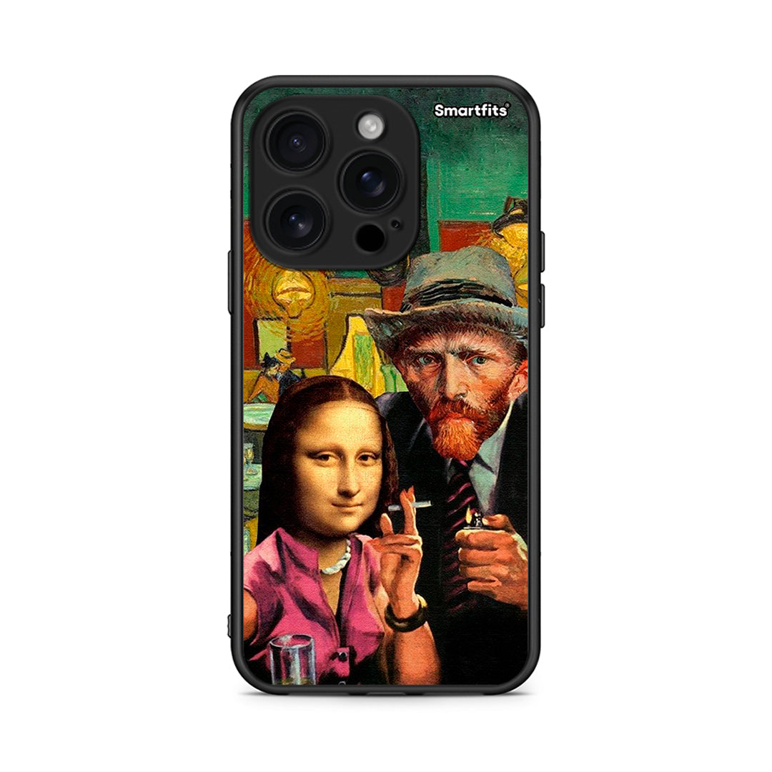 iPhone 16 Pro Funny Art θήκη από τη Smartfits με σχέδιο στο πίσω μέρος και μαύρο περίβλημα | Smartphone case with colorful back and black bezels by Smartfits